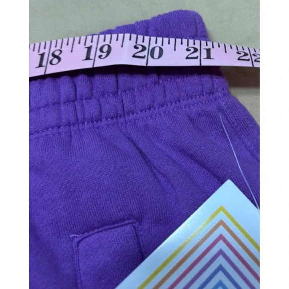 LuLaRoe Womens Shorts Size 3XL Serena Lounge Fleece Lined Cotton Purple NWT‎ - Picture 4 of 5
